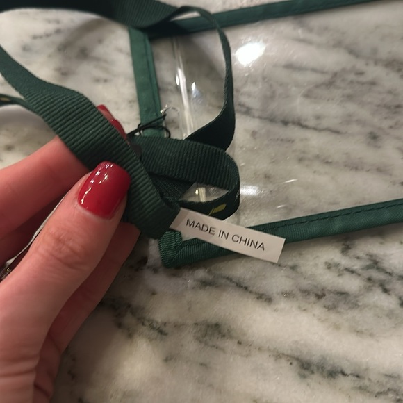 Masters Green Yellow Clear Badge Holder Lanyard - Picture 7 of 7